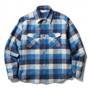 (CLUCT:) FLANNEL DOUBLE CLOSURE SHIRT