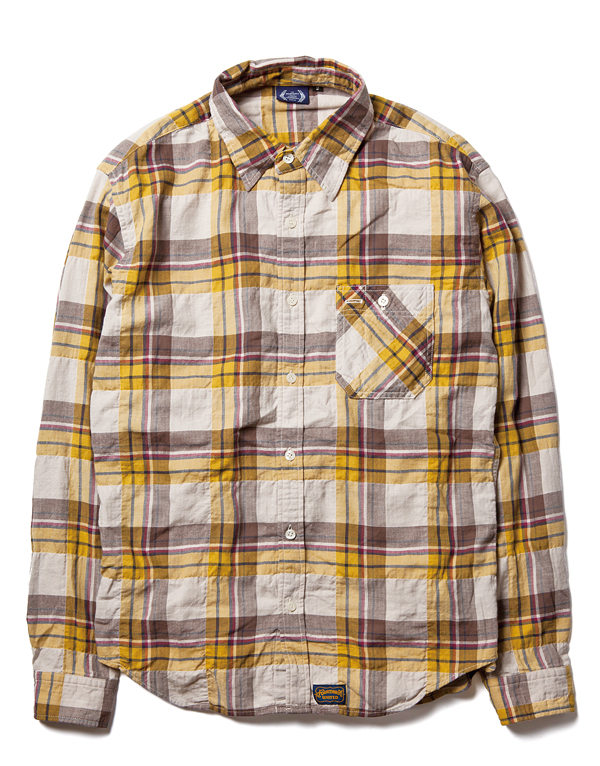 FTY-13-121 L_S HB CHECK SHIRTS NARROW_YEL#2584.jpg