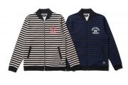 (CLUCT:) ORIGINAL BORDER STRIPE ZIP JACKET