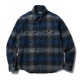 FLANNEL DOUBLE CLOSURE SHIRT(CLUCT:)