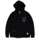 ZIP UP SWEAT HOODY(SEVENTY FOUR:)