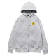 SMILE ICON LOGO Z/U PARKA(fourthirty:)