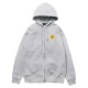 SMILE ICON LOGO Z/U PARKA(fourthirty:)