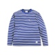 BORDER T SHIRT L/S(SEVENTY FOUR:)