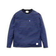 (SEVENTY FOUR:) BORDER T SHIRT L/S