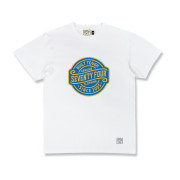 (SEVENTY FOUR:) T-SHIRT (CIRCLE & BANNER LOGO)